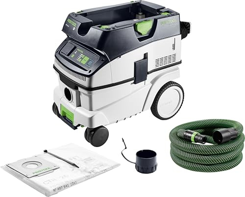 Festool Absaugmobil CLEANTEC CTH 26 Ei - Staubklasse H | HEPA-Industriesauger für Holzstaub, Feinstaub & H-Klasse-Anforderungen im Handwerk