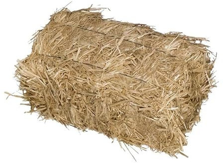 Przydasie Hochwertige Strohballen 10 kg – Natürliches Stroh für Tiere, Garten & Dekoration – Wärmedämmung, Pflanzenschutz & Einstreu – Umweltfreundlich & vielseitig verwendbar