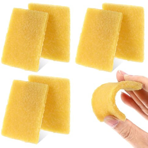 TIESOME 6 Stück Kleber Radiergummi, Klebereste Entferner Kleber Entferner für Entfernen Klebstoffresten von Papier Plastik und Mehr