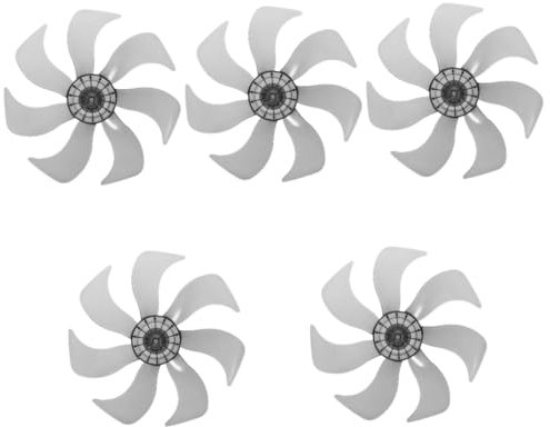 CHILDWEET 5pcs 7 Floor Fan Quiet Fan Replacement Ceiling Fans Standing Fan Parts for Table Fan Powered Vent Fixtures Replacement for Ceiling Fan Shark Flex Breeze Fan Plastic