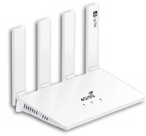 Routeur WiFi 6-4G/5G de Camping Car Puissant pour système d' Alarme - Internet - Télévision - Tablette - Jeux - Branchement Simplifié par USB-C en 5V