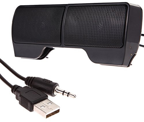 Demiawaking Mini Altoparlante Stereo USB Portatile Soundbar per Notebook Laptop Mp3 Phone PC