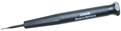 Dönges Uhrmacher-Schraubendreher DIN 8320B, Längsschlitz 0,15 x 0,6 mm