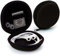 MyGadget Kopfhörer Aufbewahrung [ 8 x 8 cm ] - Mini Tasche Schutztasche Transport Box - Zubehör für z.B. In Ear Case Ohrhörer | Apple Airpods | USB Sticks - Schwarz
