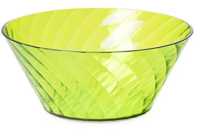 Omada Design Saladier diamètre 26 cm,3 lt, grand et résistant mais aussi élégant grâce à l'effet diamant, disponible en plusieurs couleurs, Ligne Diamond, Vert