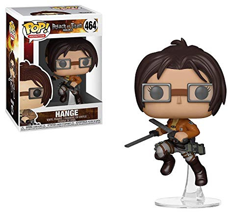 Funko Pop! Vinyl: Animation: Attack On Titan : Hange - Vinyl-Sammelfigur - Geschenkidee - Offizielle Handelswaren - Spielzeug Für Kinder und Erwachsene - Anime Fans - Modellfigur Für Sammler