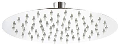 Wiltec Regendusche Duschkopf Rund 30cm Edelstahl Kopfbrause Rainshower Brausekopf