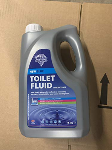 BLUE DIAMOND - Caravan Motorhome Travel Chemical Waste Tank Cassette Toilet Fluid Caravan 2L Blue