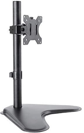 Ewent - Supporto per Monitor con Base da Tavolo per Schermi LED LCD da 13 a 27 - Base Supporto - Regolazione Manuale - 1 Monitor - Attacco Monitor VESA:75-100 mm