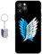 Staremeplz Compatible with iPhone 12 Pro Max Case Anime Design [With Figure Keychain], Soft Silicone Flexible TPU Animation Phone Case for iPhone 12 Pro Max
