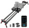 NEEWER 47.2”/120cm motorisierter Kameraslider, App Funksteuerung Kohlefaser Slider, unterstützt Videomodus, Zeitraffer Fotografie, Horizontal-, Verfolgungs und 120° Panorama Aufnahme (ER1-120)