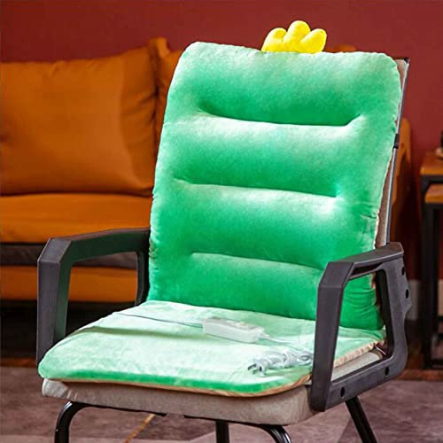 Beheiztes Sitzkissen, warmes, rutschfestes Kissen für den Winter im Büro mit Rückenlehne, bequemer Sitzwärmer, Sitzwärmer für Büro- und Heimsofa,B
