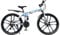 Lightakai 26 Zoll Mountainbike Klappfahrräd, 21 Gang Schaltung MTB Erwachsene MTB Fahrräd Dual Stoßdämpfung Scheibenbrems für Jungen Mädchen, Schwarz&Weiß