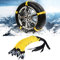 Jadeshay Auto Schneeketten 185‑225 mm 10 Stück Schneeketten Schnellmontage Schneeketten aus Metall für Auto-LKW-SUV