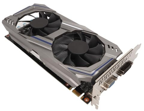 Bewinner Carte Graphique de Jeu 8G, GTX550Ti 8 Go 128BIT GDDR5 PC Carte Graphique, PCI Express2.0 Dual Fan Desktop PC Computer Discrete Gaming Graphics Card