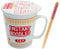 Pilipalaboom Ramen Bowl Set - Ceramic Noodle Cup With Handle, Mug and Lid for Deep Soup, Instant Cooking - Ideal for Office, College Dorm (Red)