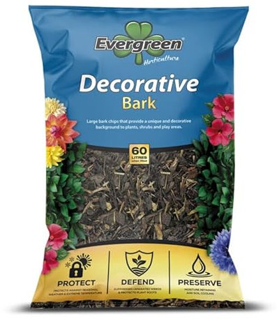 Evergreen Decorative Bark 60 Litre Bag