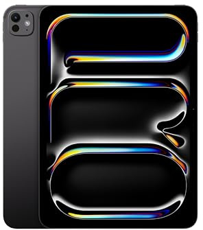 Apple iPad Pro 11 cali (M4): Wyświetlacz Ultra Retina XDR, 2 TB, przedni aparat ultraszerokokątny 12 MP/tylny aparat 12 MP, skaner LiDAR, Wi‑Fi 6E, Face ID, Szkło standardowe – gwiezdna czerń