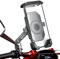 BTNEEU Motorbike Phone Holder 1s Auto Lock Motorcycle Phone Mount 360° Rotatable Moped Mobile Phone Holder Anti Vibration Motorbike Mount for Rearview Mirror Fit 5.5 to 7.0 Smartphone