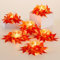 Hewory Herbstdeko Innen Teelichthalter Tischdeko: 6 Stück Herbst Dekoration Kerzenhalter Glas mit Herbst Girlande - Fall Decor Aesthetic Wohnzimmer Tisch Deko Boho