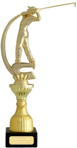 KDS Golf Pokal CERGY Größe S Golfsport Gold mit Gravur