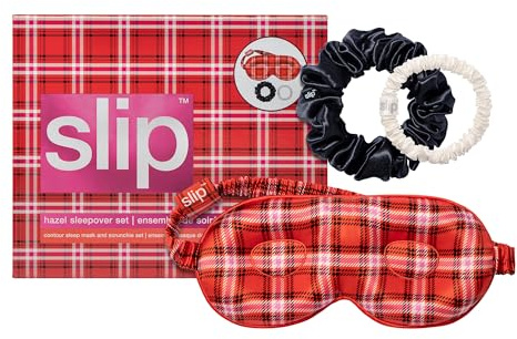Slip Silk Geschenkset bestehend aus 1 Schlafmaske & 2 Haargummis