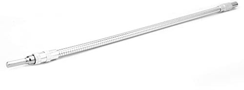 Portabrocas Flexible para Taladro de Carga, Varilla de Extensión de Eje Flexible de Metal de 400 Mm, para Gabinetes de Computadora, Gabinetes Eléctricos, Muebles,