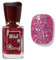 Glittergirl Sparkle Plum Red+Nail Varnish - High Gloss Pink Glitter Sparkle Shimmer Shinny Red Christmas French Manicure Quick Dry No Bake