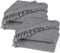 Pure Label 2er Set Musselin Decken 220x240cm - Oeko-Tex zertifizierte Tagesdecken aus Baumwolle | Musselin Kuscheldecken für Couch & Sofa in XXL | Doppelpack 220 x 240 cm, Farbe der Decke Anthrazit