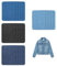 Denim Patches for Jeans Iron on, 20 pcs Premium Quality Iron on Patches for Inside Outside Jeans, Fabric Patches for Jeans and Clothing Repair and Decoration Kit