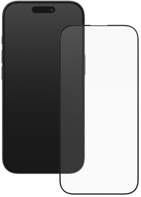 RhinoShield Protection d'écran en verre trempé 9H compatible avec [iPhone 16 Pro] | Haute transparence, à la lumière bleue, couverture complète, incurvée 3D, outil d'installation inclus
