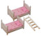 BESPORTBLE 1Satz Mini Etagenbett Modell für Puppenhaus Miniaturmöbel Ornament Hochbett für Puppen Dekoration für Mini Schlafzimmer und Kinderzimmer