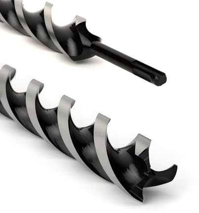 Mèche hélicoïdale 35x300mm SDS Plus pour bois tendre, bois dur avec pointe de centrage