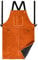 LeaSeek Schweißerschürze aus Leder– hitzebeständig und schwer entflammbare Latzschürze, schwer entflammbar, strapazierfähige Grillschürze, verstellbare Einheitsgröße (Braun 24 x 36)