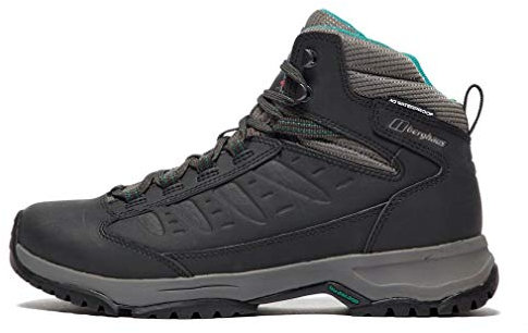 Berghaus Women's Expeditor Ridge 2.0 Waterproof Walking Boots | Breathable | Extra Cushion, Black/Dark Grey, 8