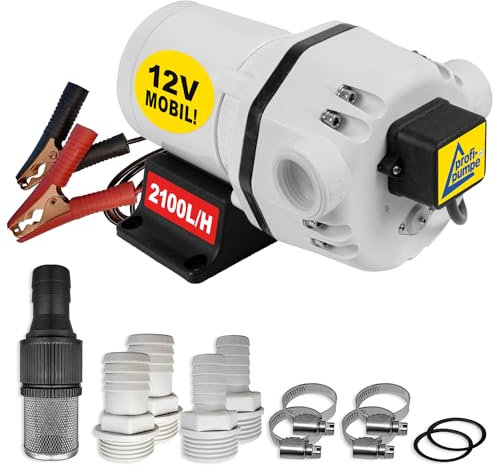 AMUR AdBlue®-PUMPE 12V HARNSTOFFPUMPE UREA PUMPE BETANKUNGSSET MEMBRANPUMPE CHEMIEPUMPE SELBSTANSAUGEND LEISTUNGSSTARKER ELEKTROMOTOR mit KUPFERWICKLUNG MIT EXTRA-Ersparnis!