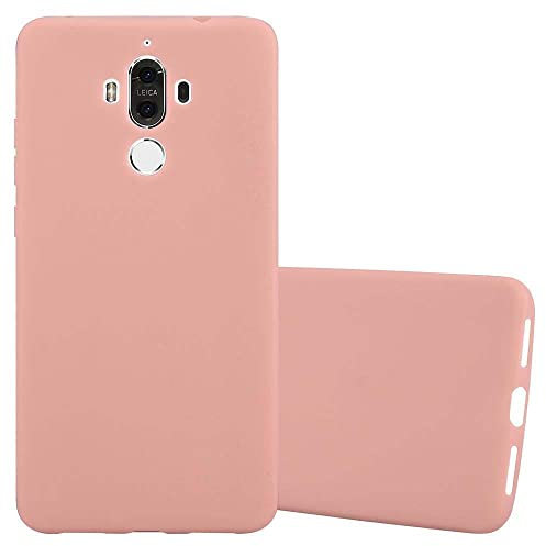Cadorabo Funda para Huawei Mate 9 en Candy Rosa - Cubierta Proteccíon de Silicona TPU Delgada e Flexible con Antichoque - Gel Case Cover Carcasa Ligera
