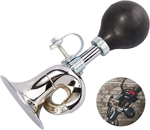 Lsydgn Fahrrad Hupe Retro Metall Air Horn Klassisch Ballhupe Laut Starker Und Langlebiger Lauter Klang Mit Verstellbarem Clip Geeignet für Die Meisten FahrradLenker