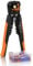 Brandson - Abisolierzange - 10-24 AWG - selbsteinstellend - Kabelschneider zum Abisolieren für Kabeldurchmesser von 0.2-6mm² - Crimpzange Crimpen 0,5 – 6 mm2 - Box mit 60 Klemmen