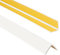 ProfiPVC Profilo Angolare PVC 25x25 mm, 200cm - Listello di protezione in plastica flessibile - Striscia autoadesiva - Riparo dei profili angolari e bordi, facile da installare - Bianco