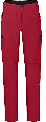 Bergson Vina Zipp-Off | Damen 2in1 Radhose (mit gepolsterter Innenhose) - Funktionelle Damen 2in1 Radhose mit Zipp-Off-Funktion, Normal-/Kurz-/Langgrößen, Supra Stretch 4-Wege-Stretch, inklusive gepo