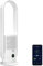 djive ARC Portable Ventilateur et Purificateur d'Air Silencieux 29dB avec Batterie, Ventilateur de Colonne Oscillant Idéal pour Maison et Camping-car, Compatible Alexa et App, Blanc