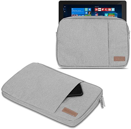 UC-Express Sleeve Tasche kompatibel mit VALE Tablet V12E LTE-8128 Hülle Schutzhülle Tablet Schutz Cover Case Schwarz/Grau/Blau, Farbe:Grau