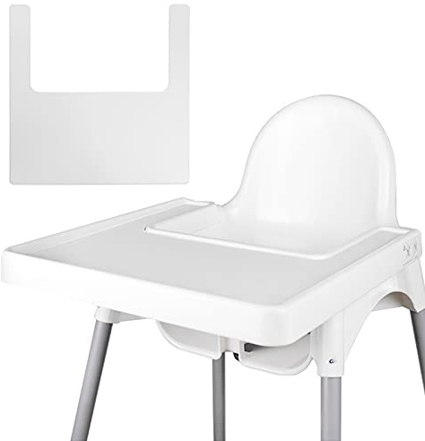 Hochstuhl-Tischset, langlebig für IKEA Hochstuhl Tischset, sauber und hygienisch, geeignet für IKEA Antilop Highchai, für Kleinkinder und Babys (Weiß)