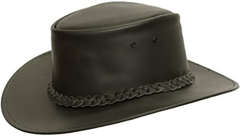 Australien Style Cowboyhut aus Wildleder in verschiendenen Variationenen, geschwungene Krempe, Unisex für Damen und Herren -mit hohem Sonnenschutz Faktor UPF50+