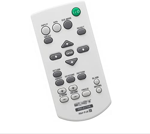 Aimdio Mando a distancia universal RM-PJ8/PJ6 para proyectores Sony VPL-SW620 VPL-SW526 VPL-SW536 VPL-SW630 VPL-SW631 VPL-SW635C VPL-SW636C VPL-PWZ10