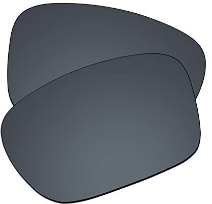 EZReplace Lentes de repuesto para gafas de sol Oakley Holbrook OO9102 (lentes polarizadas), Negro espejo, Taille unique