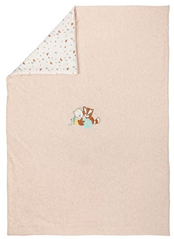 Nattou Kuscheldecke für Babys, Ca. 100 x 135 cm, Vegan, Boris & Jungo, Beige