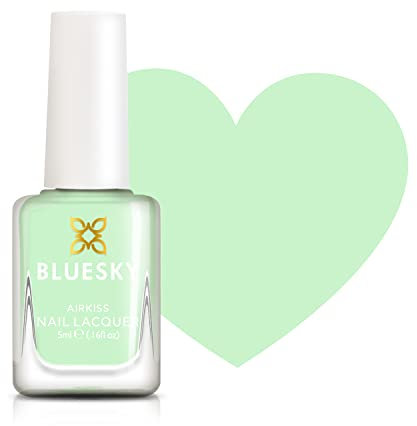 Bluesky Kids Nail Varnish – ICE CREAM DREAM, Green. Easy Peel-off, Non-Toxic, Water- based, Odour-free Nail Polish for Kids, 5ml