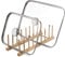 orion group Ständer für Teller und Topfdeckel Tellerständer Tellerhalter Geschirrhalter Telleraufsteller Geschirrständer aus Holz, 35,5 x 13,5 x 11 cm